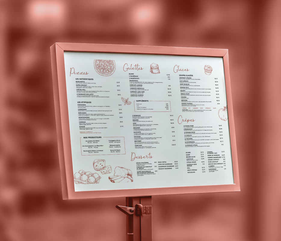 La Cambuse - Menu stop-trottoir